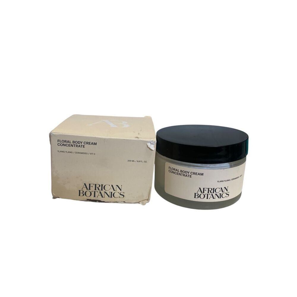 African Botanics‎ Floral Body Cream Concentrate – 6.8 fl oz New Damaged Box